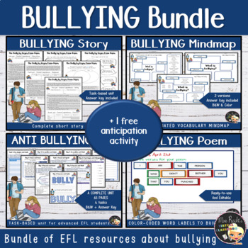 Preview of Bullying Activities and Worksheets Bundle