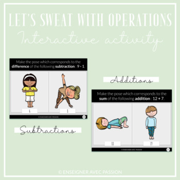 Preview of Let's sweat with operations (additions and sustractions)