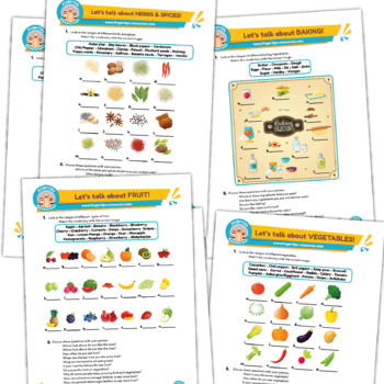 Preview of Let's talk about FOOD bundle