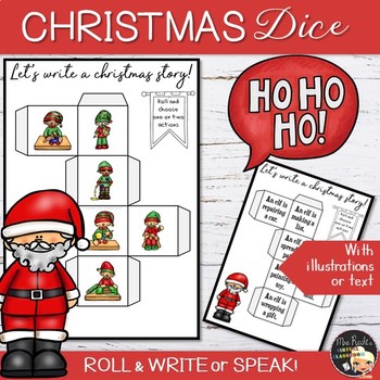 Christmas Activities ESL Writing Story Dice by Mrs Recht's Virtual ...