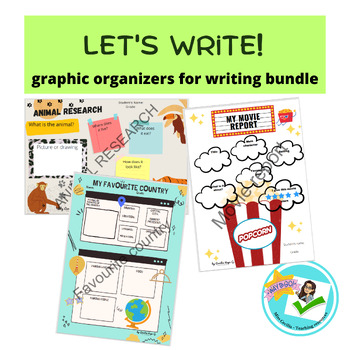 Preview of Let's write! (graphic organizers for writing)