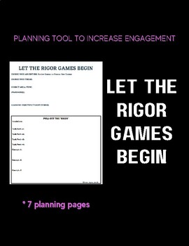 Preview of Let the Rigor Games Begin