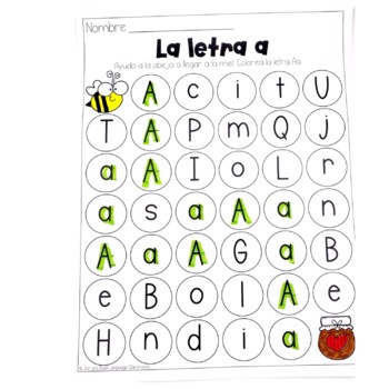 Letra Aa - Letter A Spanish by Jorja's Dual Language Classroom | TpT