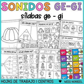Letra G | Sílabas con G ga que gui go gu ge gi | Spanish Letter G