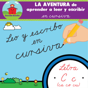 Letra C Ca Co Cu Lectoescritura En Cursiva By Escuela Bonita