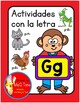Letra Gg.... LETRA DE LA SEMANA ... ACTIVIDADES Y FICHAS DE TRABAJO by ...