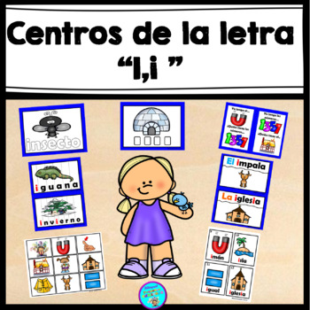 Letra I | Vocal I | Centros de la Letra I | Spanish centers letter I