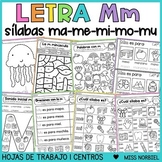 Letra M | Sílabas ma me mi mo mu | Spanish Letter of the week M