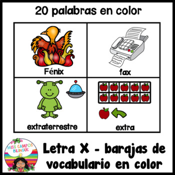 Letra X Silabas XA XE XI XO XU by Miss Campos | Teachers Pay Teachers