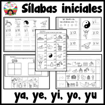 Letra Y Silabas YA YE YI YO YU by Miss Campos | TpT