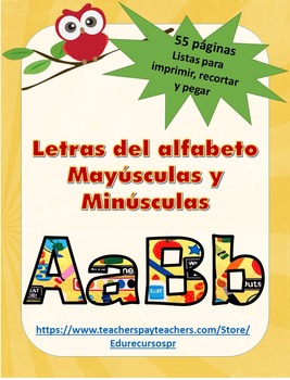 Preview of Back to school  : Letras Alfabeto educación, incluye la ñ