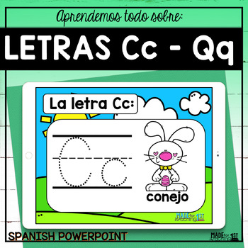 Preview of Letras Cc y Qq | Spanish PowerPoint