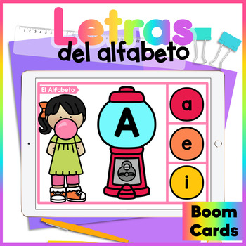 Preview of Letras del Alfabeto - Boom Cards