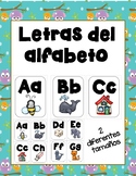 Letras del alfabeto set/ Spanish Alphabet Letters Set