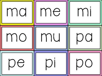 Letras, sílabas y palabras mágicas en español by Learning Bilingually