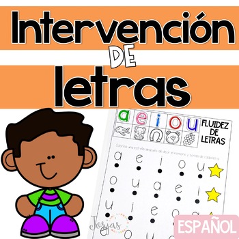 Preview of Letras y sonidos Letter intervention in Spanish