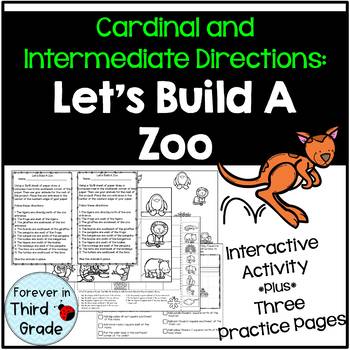 Preview of Third Grade Social Studies: Cardinal and Intermediate Directions