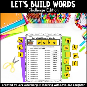 Building Words {Challenge Edition}