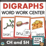 Consonant Digraphs SH CH Digraph Sort 1st Grade Word Work 