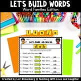 Building Words {Word Families Edition} | Google Classroom