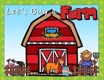 Preview of Let's Buy a Farm Financial Literacy for 3rd Grade Vocabulary Posters