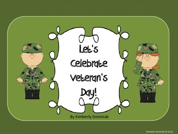 Preview of Let's Celebrate Veteran's Day!