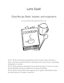 Lets Cook! Make a class recipe book, lessons, plus food s'more