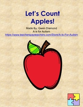 Preview of Let's Count Apples!  Interactive Reader