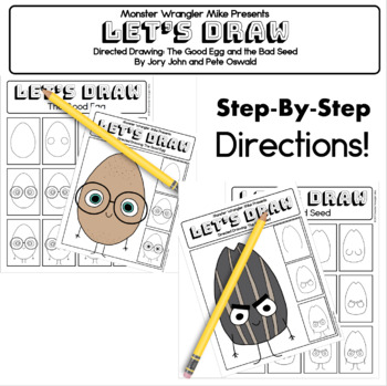 Preview of Lets Draw: Directed Drawing - The Good Egg & The Bad Seed