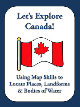 Preview of Let's Explore Canada: Find Canadian Provinces and More on a Map