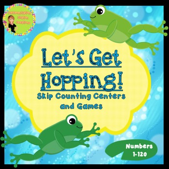 Preview of Let's Get Hopping: Skip Counting 2, 3, 5, 10's Math Lesson Plan Games, Printable