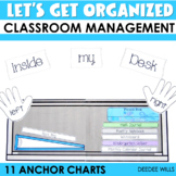 Let's Get Organized! Classroom Management Anchor Charts