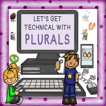 Preview of Grammar: Regular & Irregular Plurals Teaching Packet