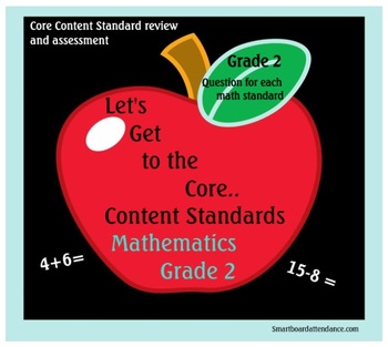 Preview of Let's Get to the Core Math Standards Grade 2