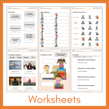 Let's Go 5 - Unit 3 Worksheets and Games (+400 Pages!) by English