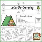 Let's Go Camping--Commas in a Series