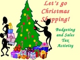 Let's Go Christmas Shopping - Budgeting and Sales Tax Activity