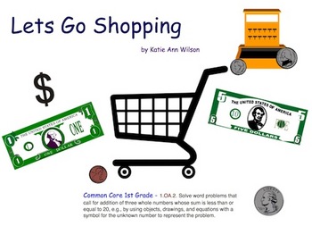 Preview of Lets Go Shopping