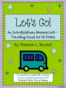 Preview of Let's Go--Travelling across the 50 States Social Studies Unit