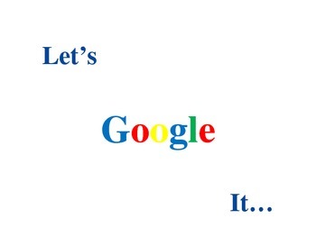 Preview of Let's Google It! Bulletin Board