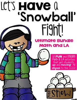 Preview of Let's Have a Snowball Fight! Ultimate Pack (LA and Math bundle)