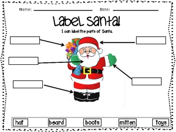 Let's Label Christmas! by Fancy in Fourth | Teachers Pay Teachers