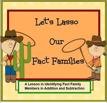 Preview of Let's Lasso Our Fact Families