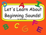 Let's Learn About Beginning Sounds Smart Board Lesson