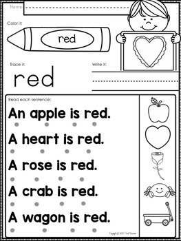 Let's Learn About Colors! No Prep Printables by Tweet Resources | TpT