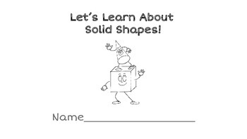 Preview of Solid Shapes Printable Book