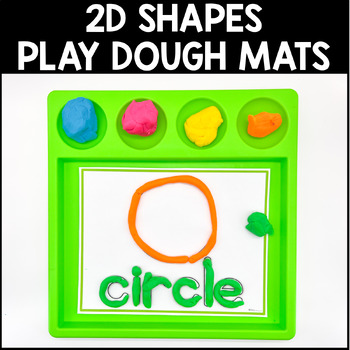 2D Shapes Playdough Mats ⋆ Parenting Chaos