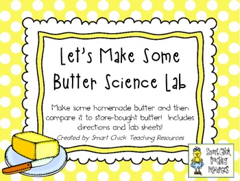 Preview of Let's Make Some Butter ~ Science Lab and Writing/Research Activities