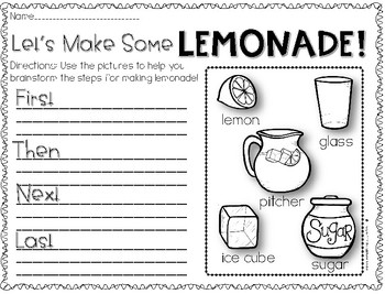How to Make Lemonade Writing Craft by The Applicious Teacher | TpT