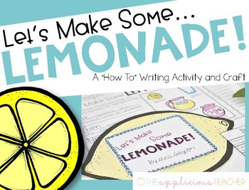 Preview of How to Make Lemonade Writing Activity and Craft